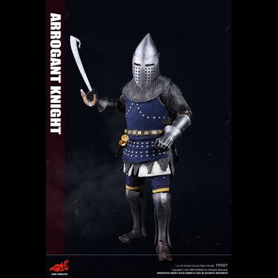 Рыцарь с фальшионом - КОЛЛЕКЦИОННАЯ ФИГУРКА 1/6 scale DIECAST ALLOY ARROGANT KNIGHT (FP007) - FIRE PHOENIX