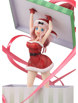 Фигурка 1/7 Тика Фудзивара (Chika Fujiwara Christmas Present Ver.)