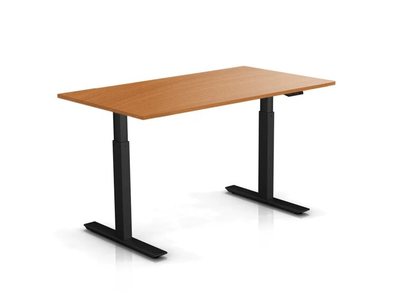 Стол Ergostol Optima для работы сидя-стоя с функцией запоминания положений высоты, рама черная