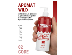 LORENTI КРЕМ-ЛОСЬОН после бритья WILD, 400 мл