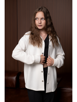 Рубашка трикотажная на кнопках