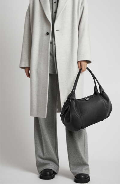 (АРТИКУЛ: 9431/5) СУМКА ЖЕНСКАЯ, СРЕДНЕГО РАЗМЕРА, НАТУРАЛЬНАЯ КОЖА, ЧЕРНАЯ