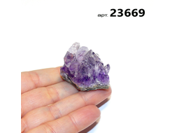 Аметист натуральный (друза) Бразилия арт.23669: 26,3г - 35*27*29мм