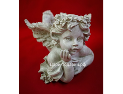 Ангел с белыми розами 31*22см   0,9кг   полистоун Россия  1953/012774*