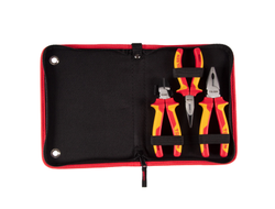 Набор пассатижей и бокорезов диэлектрических, 3 предмета, в футляре на молнии TOLSEN TTV83103