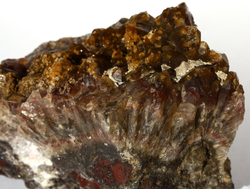 Кварц с фантомами и включениями, щетка, Казахстан (144*93*82 мм, 1162 г) №10827