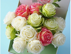 Ручка капиллярная Роза (Белая роза, Розовая роза)