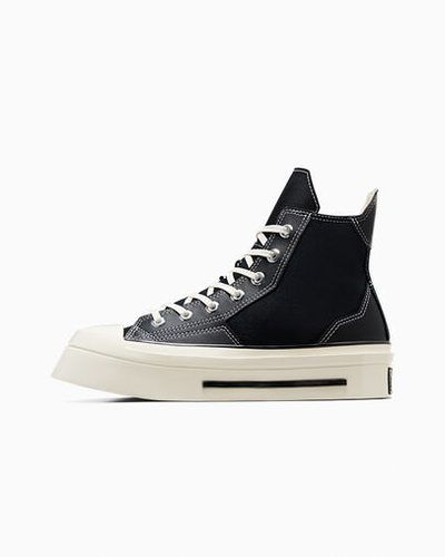 черные кеды Converse Chuck Taylor 70 De Luxe Squared на платформе a06435c
