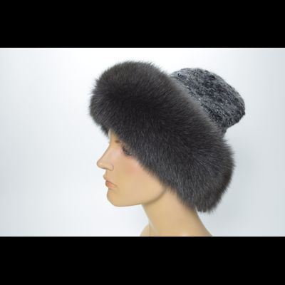 Vizio 1327 шапка с мехом Италия купить
