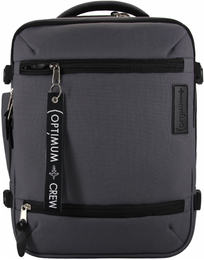 Рюкзак Сумка ручная кладь 40x30x20 Optimum RL, кордура серый