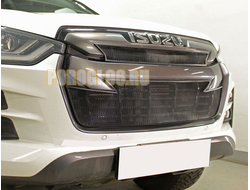 Защита радиатора Isuzu D-Max 2019- black низ