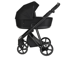 Коляска 3в1 Roan Sol True Black/Black (руч.Черный)