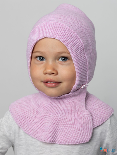 Шапка-шлем 24201-01 х/б подклад, лавандовый 42-44