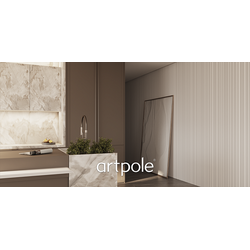 Гипсовая панель BARCODE + LED артикул M-0054