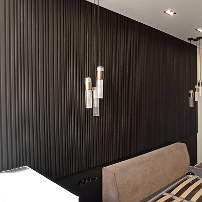 Гипсовая 3D панель "Разбежка (широкие/узкие)"