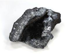 Пиролюзит, жеода, Марокко (50*35*30 мм, 46 г) №24714