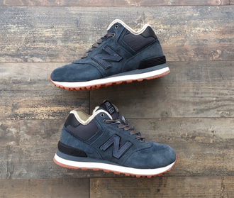 Кроссовки New Balance 574 Mid Gray зимние