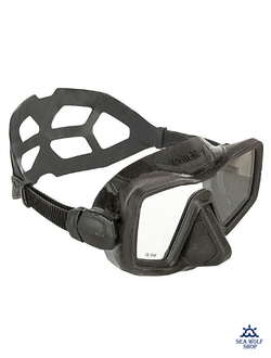 Маска для дайвинга O.ME.R. Apnea черный силикон