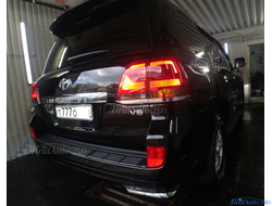 Комплект рестайлинга Toyota Land Cruiser 200 из 2007-2015 в 2016+ (Максимальный)