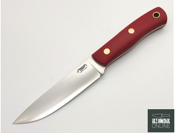 Нож фултанг TКK с линзой N690 красная микарта