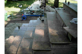 Облицовка ступеней с оцентрованием