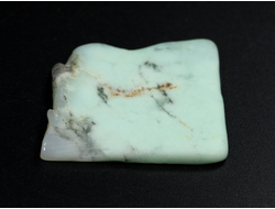 Хризопраз, коллекционный образец, срез, Австралия (39*35*4 мм, 11 г) №23748