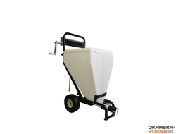 Бункер шпаклевочный ASPRO (100 литров в комплекте с роликом)