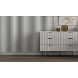 Гипсовая панель ZIGZAG BIG + LED артикул М-0076