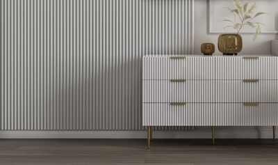 Гипсовая панель ZIGZAG BIG + LED артикул М-0076