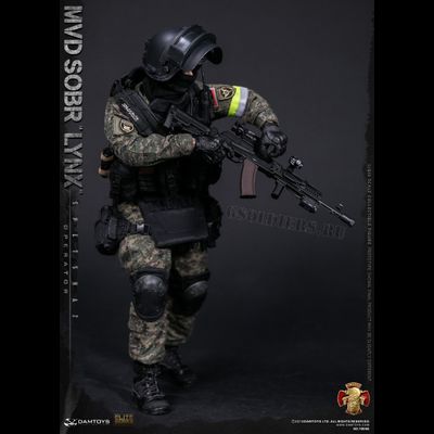 Боец СОБР &quot;Рысь&quot; - КОЛЛЕКЦИОННАЯ ФИГУРКА 1/6 scale RUSSIAN SPETSNAZ MVD  - SOBR LYNX (78058) - DAMTOYS