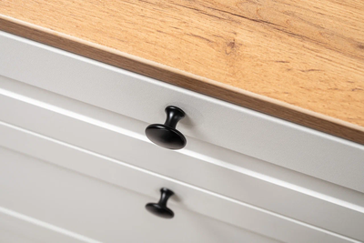 Прихожая Остин, модульная, с Тумбой для обуви, белый шагрень, дуб вотан