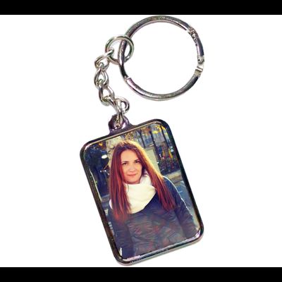 Комплект для изготовления фото-брелков (заготовки с бортиками), 10 штук.