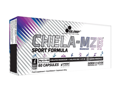 (Olimp) - Chela Magnesium Zinc + B6 (ZMA) - (60 caps)
