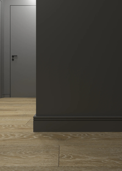 Напольный плинтус Decor-Dizayn DD717, для покраски, влагостойкий, ударопрочный, 2 метра