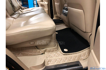 3D коврики из эко кожи для Lexus LX 570, 450D
