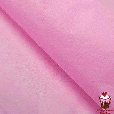 Бумага тишью 10 штук, цвет Розовый