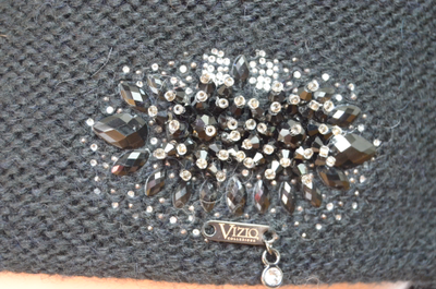 Vizio Италия 6430 шапка с помпоном черная фото