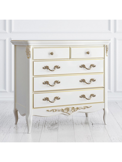 КОМОД БЕЛЬЕВОЙ 5 ЯЩИКОВ ATELIERGOLD (L95*P48*H83) APG109-K02-G