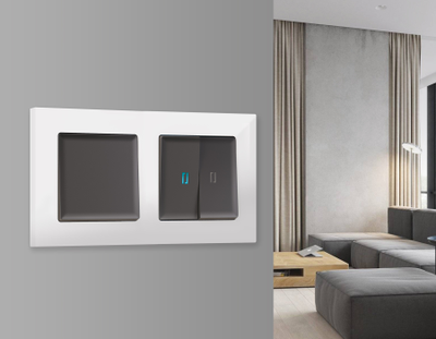 Рамки Белый глянец, коллекция TECHNO