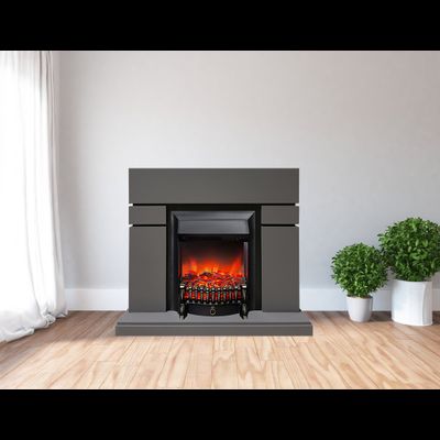 Электрокамин Лондон GR с очагом Fobos