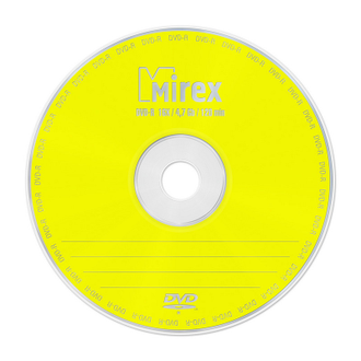 Носители информации DVD-R, 16x, Mirex, Cake/25, UL130003A1M