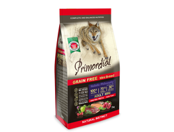 Primordial Grain Free Adult Mini Duck & Trout беззерновой корм с уткой и форелью для взрослых собак мелких пород 2 кг