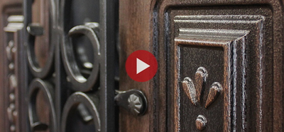 Стальная дверь   Русь. Заказная модель.