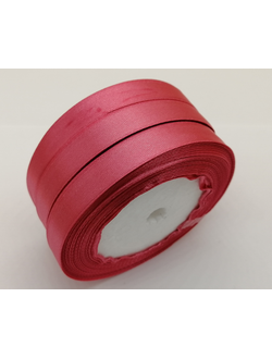 Лента атласная 12 мм, цвет коралл  арт. 65