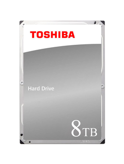 Жесткий диск  NAS HDD  8Tb TOSHIBA N300 7200rpm 256Mb SATA3 3,5" MTBF 1млн.часов HDWG480EZSTA