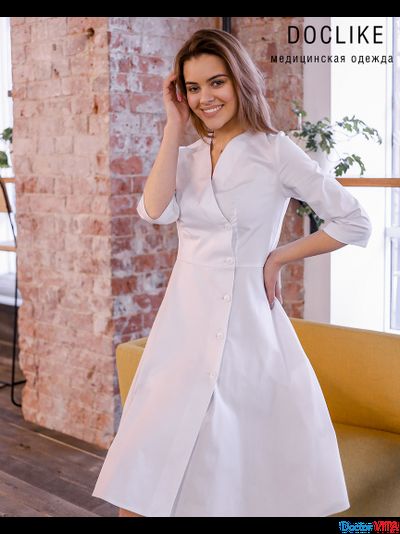 ПЛАТЬЕ DOCLIKE DL317 белое