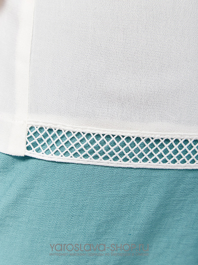 Женский 3-х предметный комплект в бирюзовом оттенке