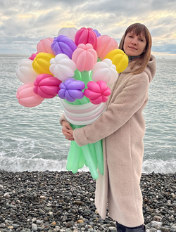 Букет из шаров Охапка тюльпанов