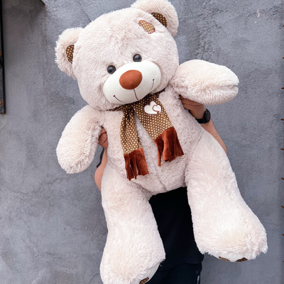 Плюшевый медведь 120 см латте Тони