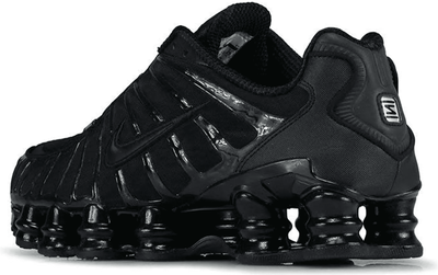 Nike Shox Tl Black (Черные полностью) сбоку
